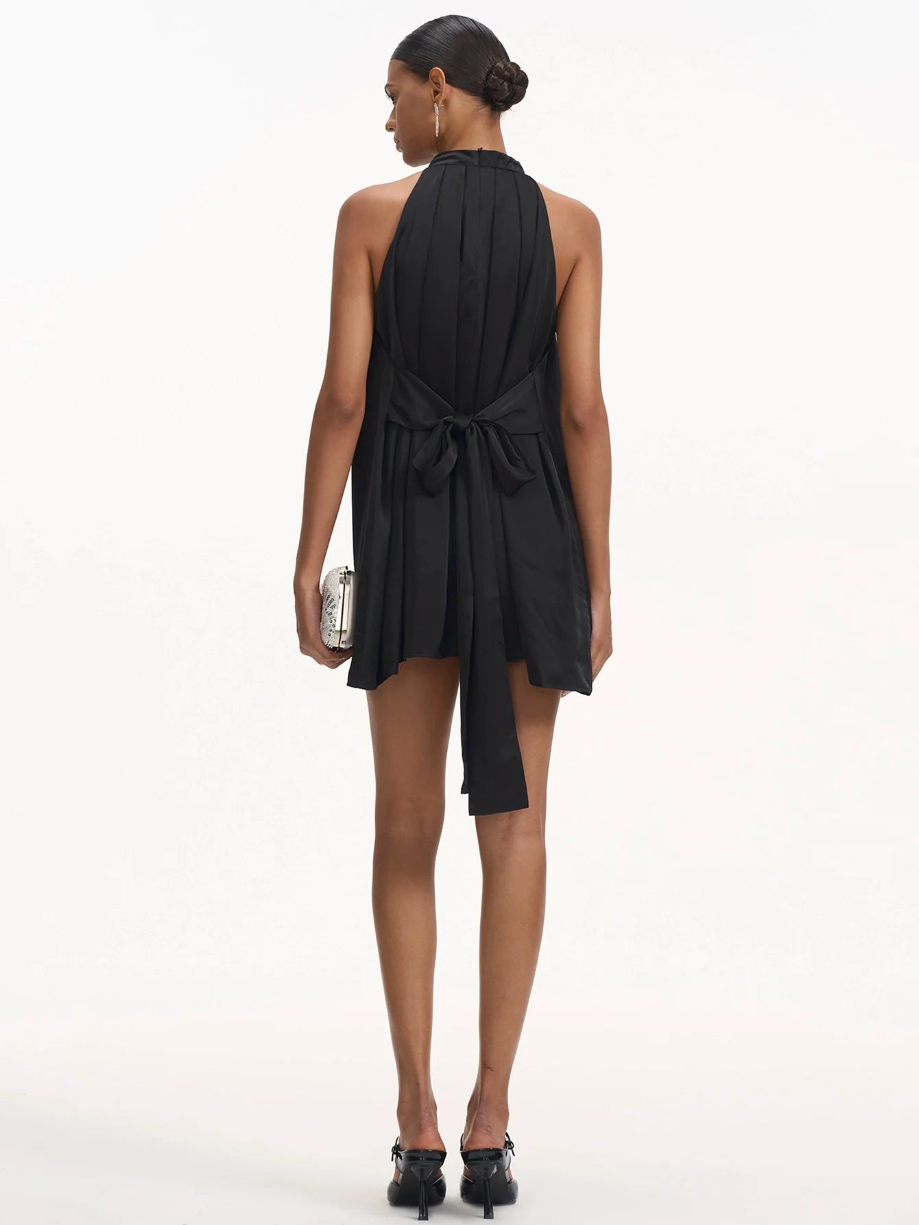 Şık Yüksek-Alçak Askılı Elbise