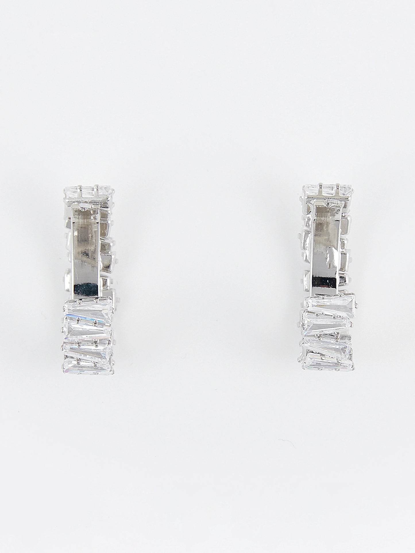 Zarif Buz Sarkıtı Kristal Damla Küpeler