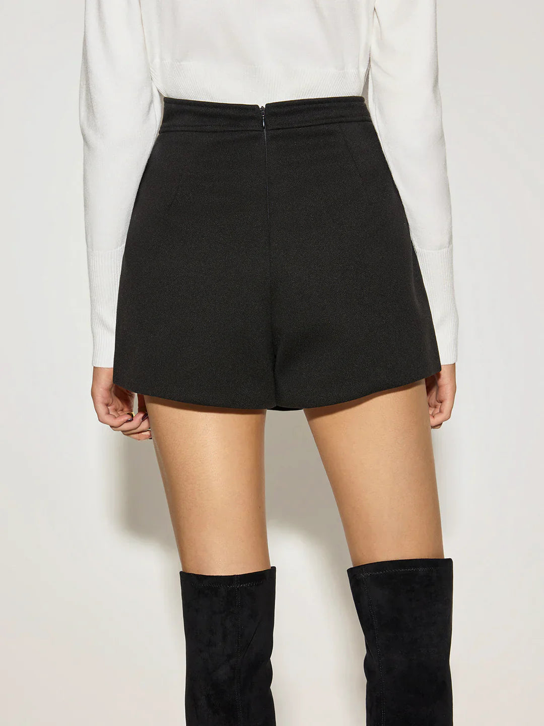 Famas -Fermuarlı Şort Etek