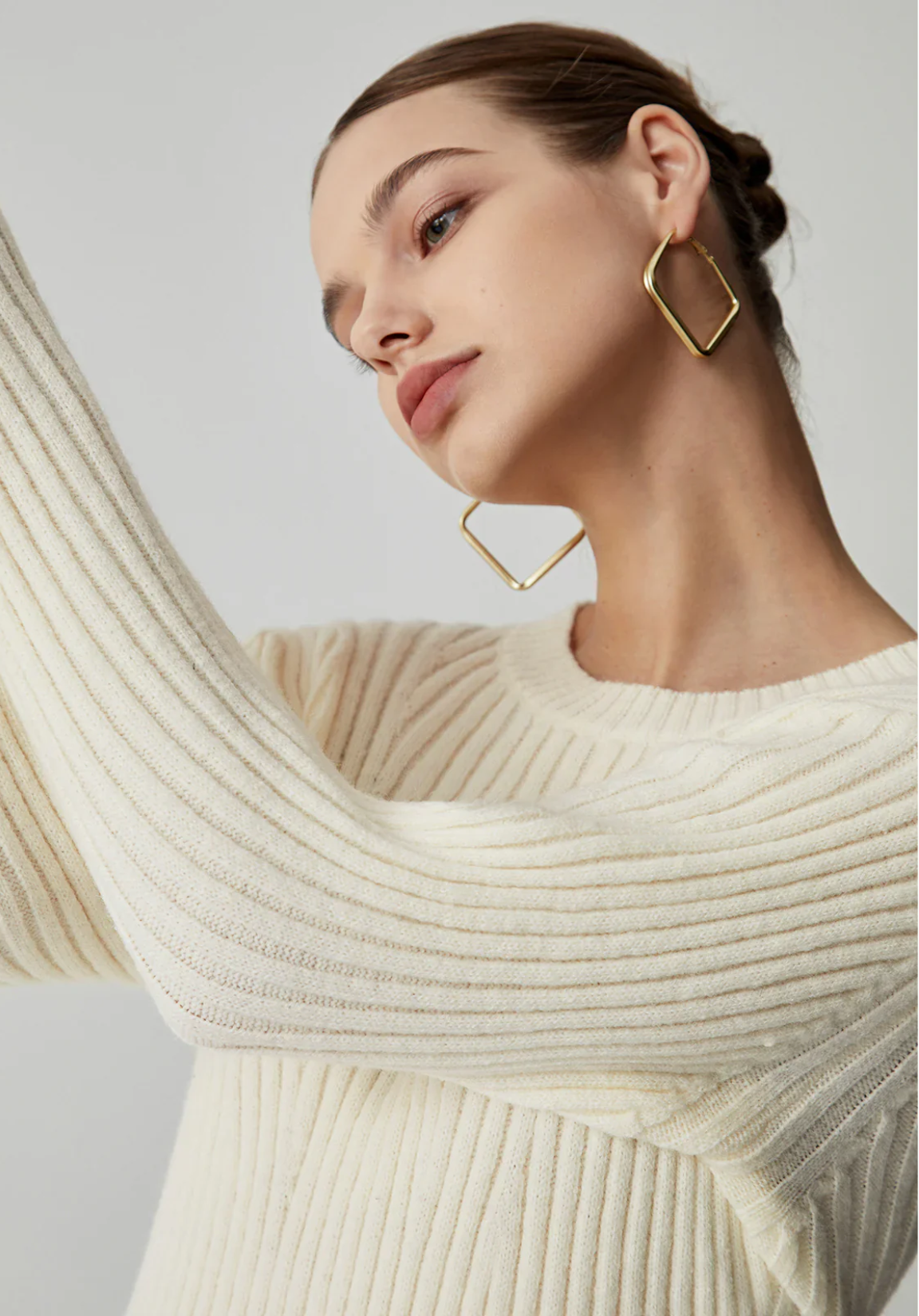 Kaburga Örgü Mini Elbise