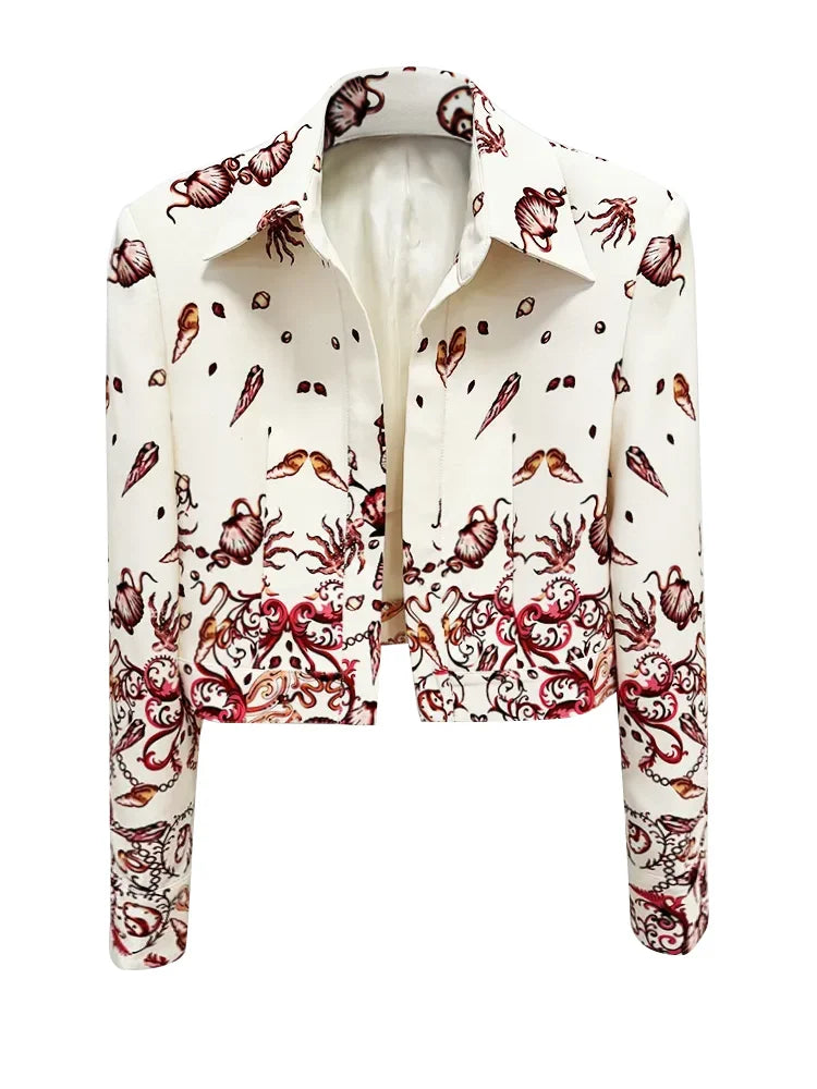 Zarif Çiçek Baskılı Yerleşimci (Kamizollü)