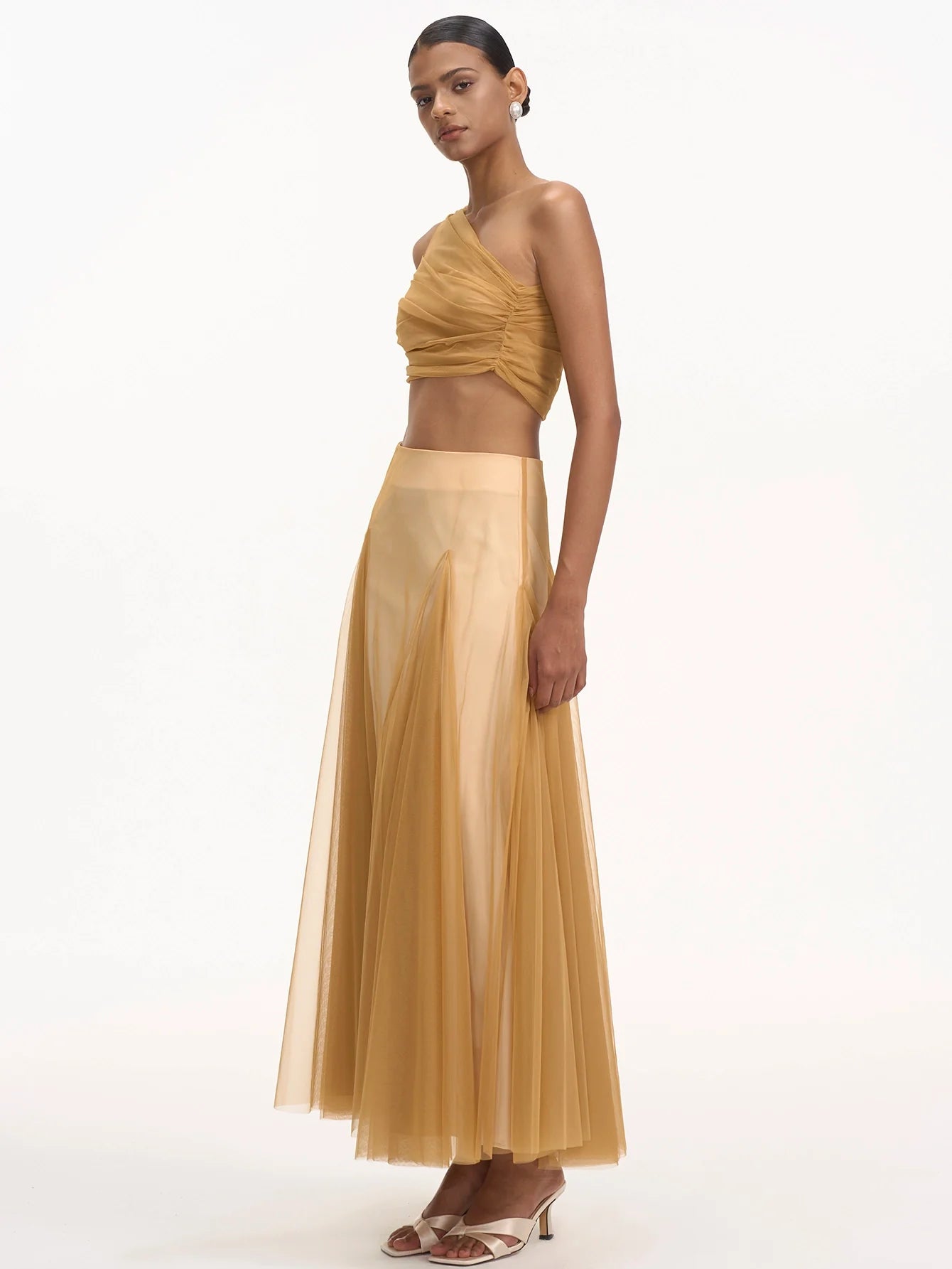 Zarif Tül Uzun Etek Takımı