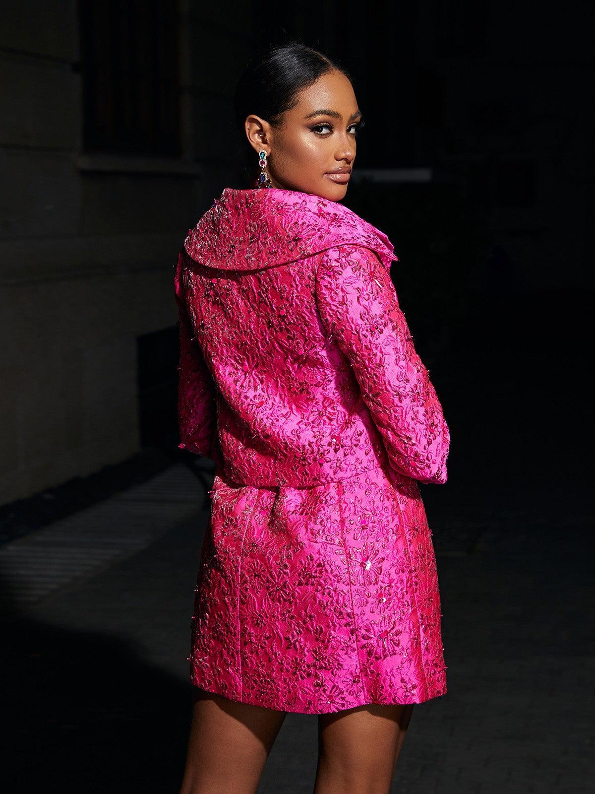 Aanya Jakarlı Çiçekli Blazer