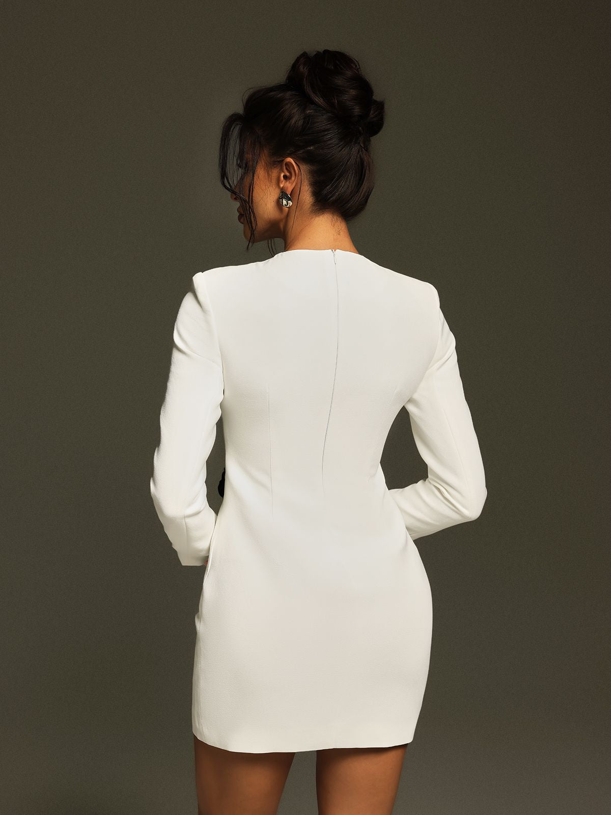 Atıcı Çiçekli Mini Elbise