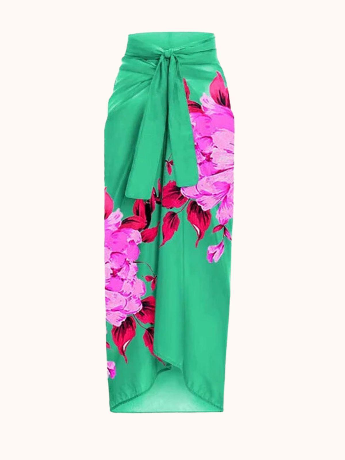 Aunika Boyundan Bağlamalı Bikini Üç Parça Set