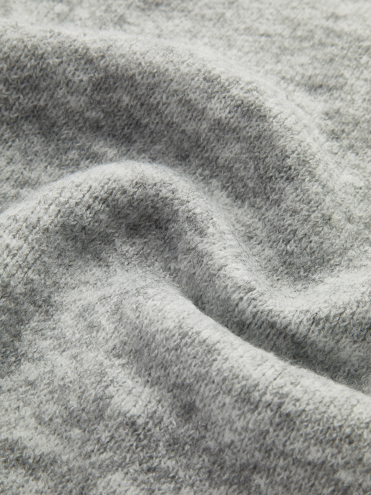 Yarım Fermuarlı Bulanık Kazak