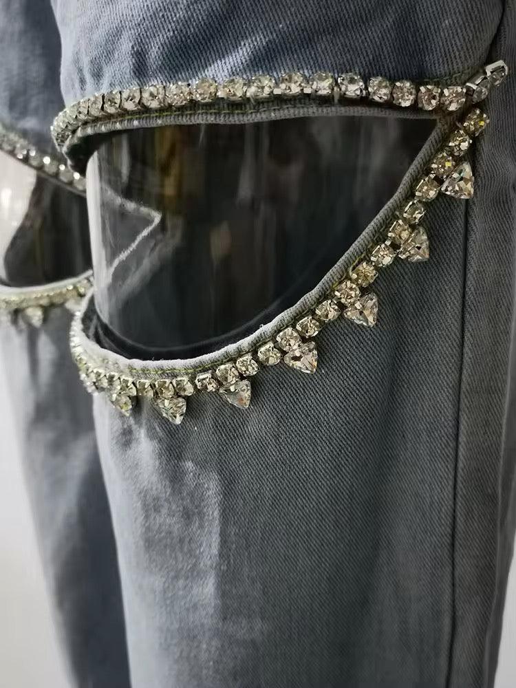 Mücevher Bölümler Jean Pantolon