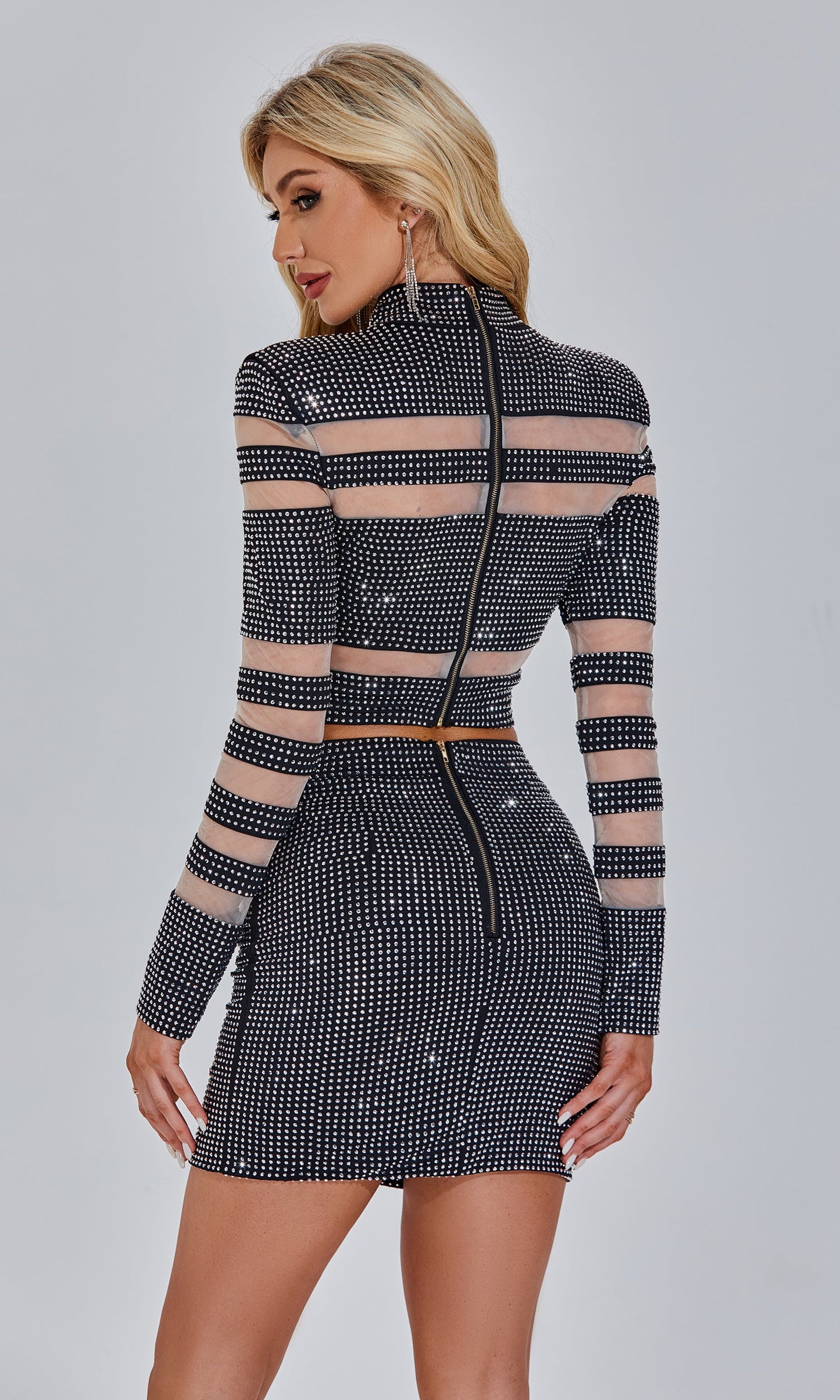 Blaire Gri Uzun Kollu İki Parça Takım