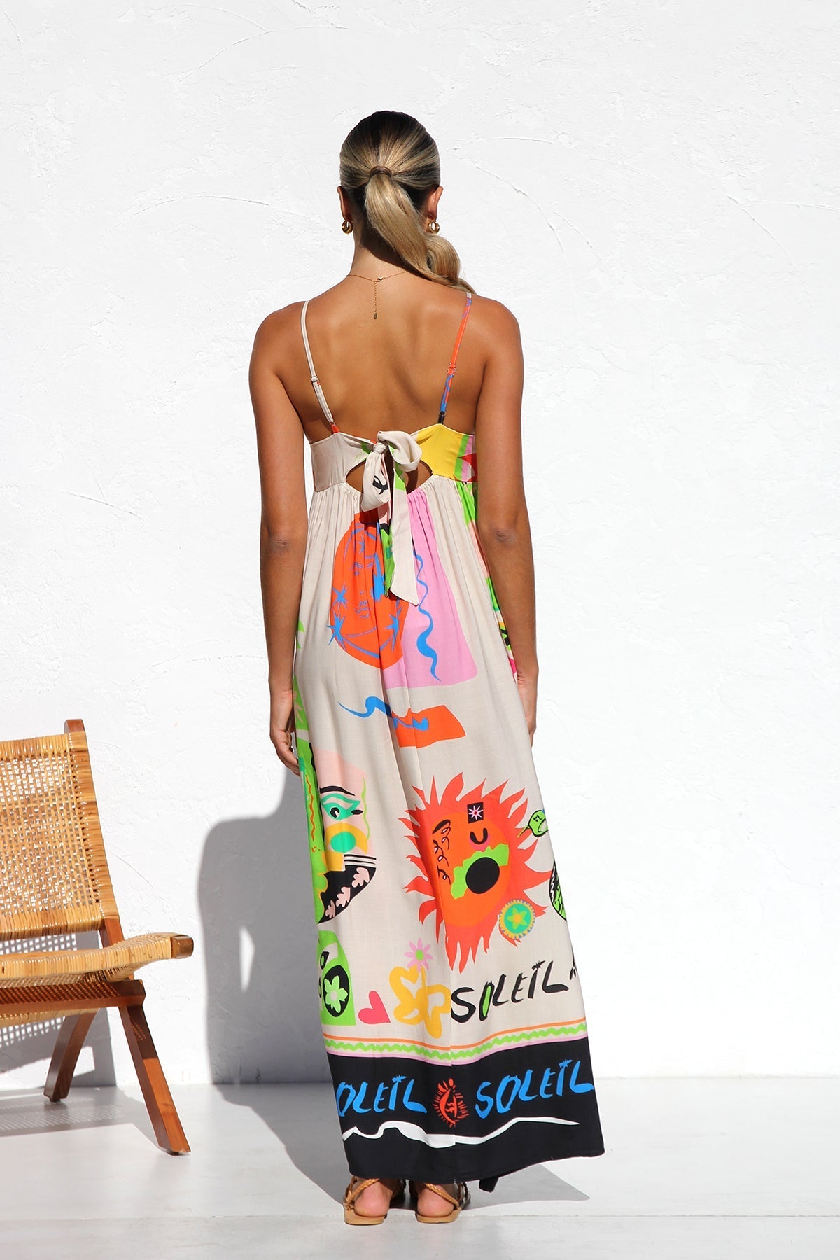 Dasha Elbise Turuncu Multi