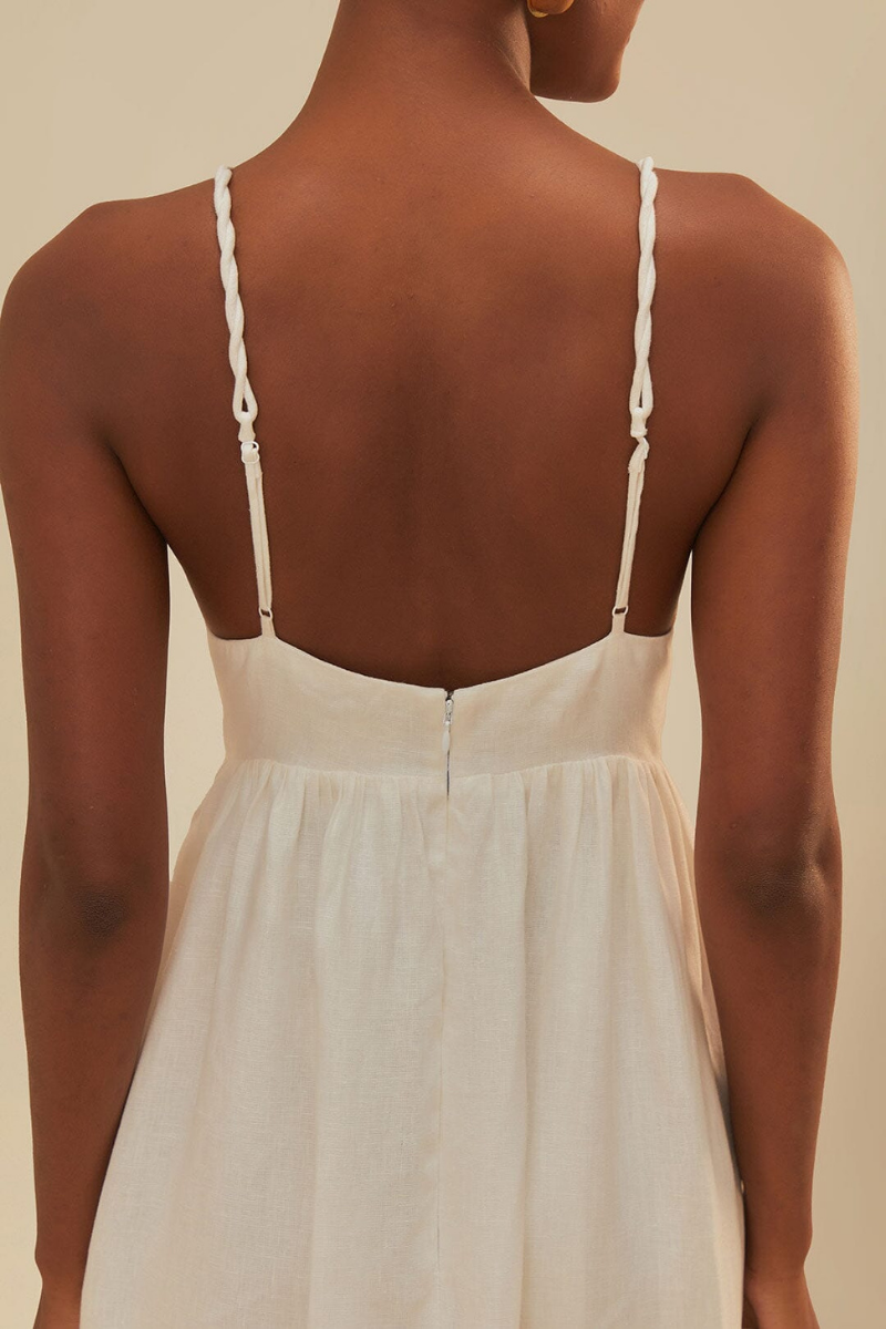 Laura Spagetti Hindistan Cevizi Ağacı Uzun Elbise