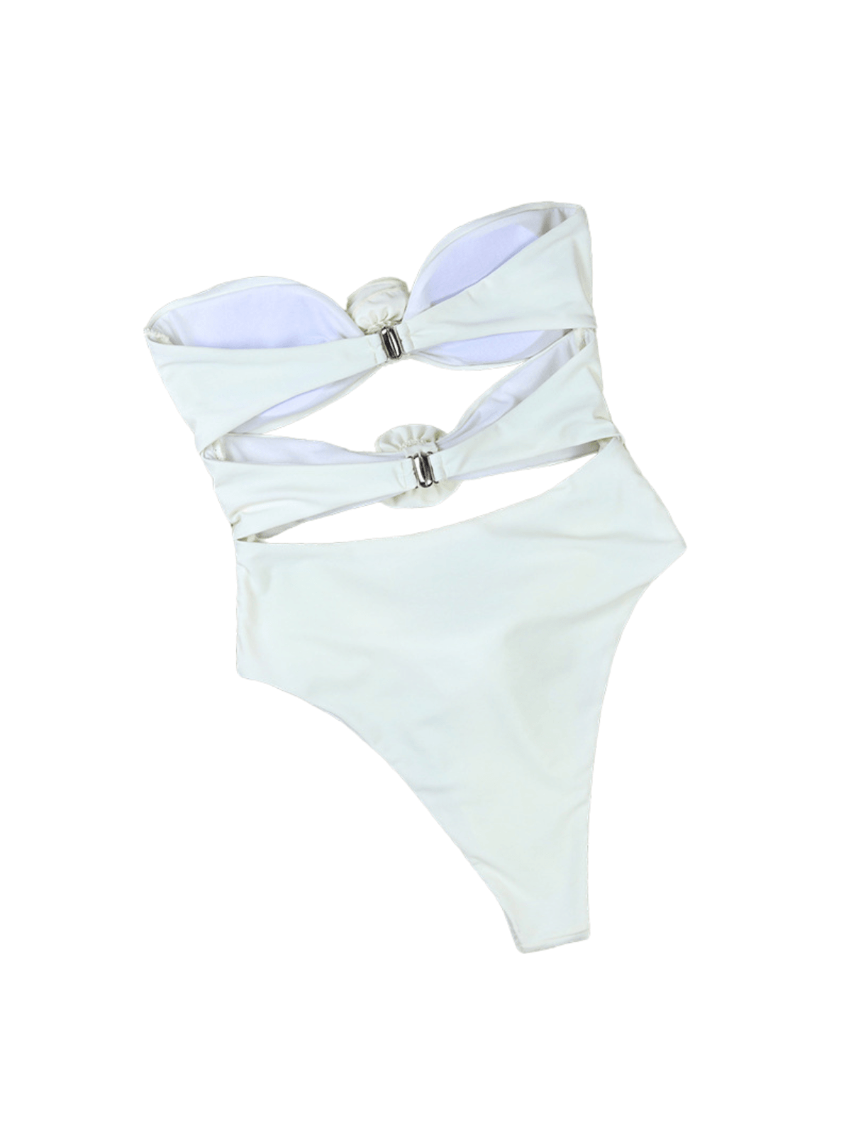 Rox Straplez Çiçek Tek Parça Mayo