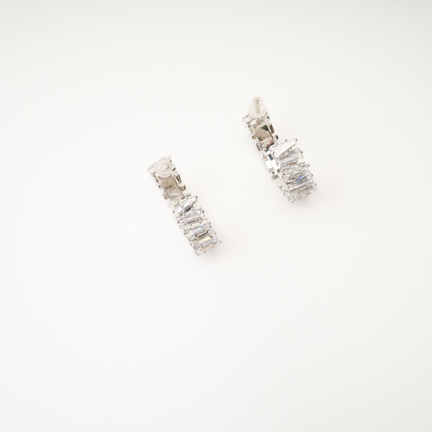 Ysabella Kristal İşlemeli Halka Küpeler