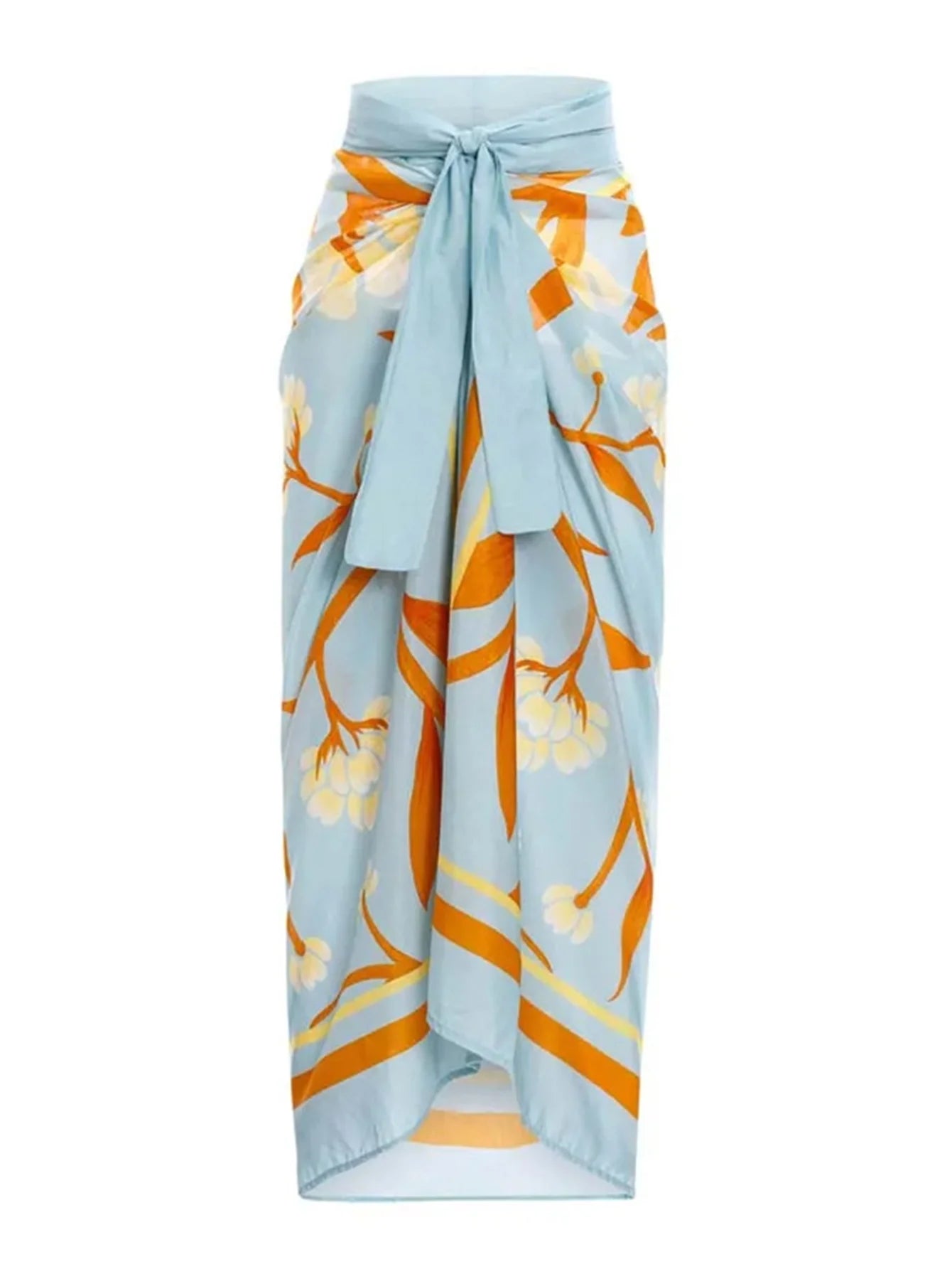 Tropikal Çiçekli Bikini İki Parçalı Takım