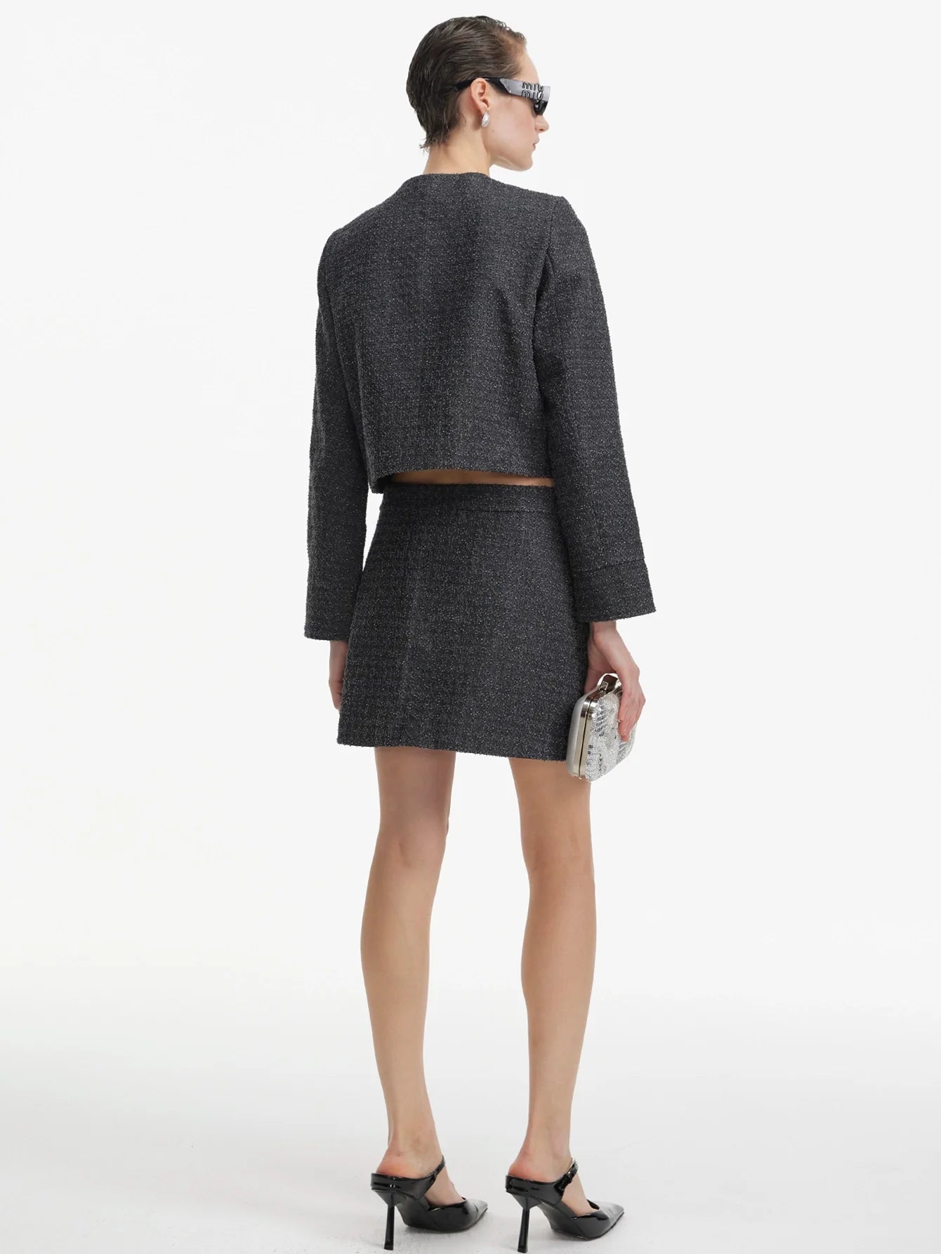 Fiyonk Detaylı Tüvit İki Parçalı Takım