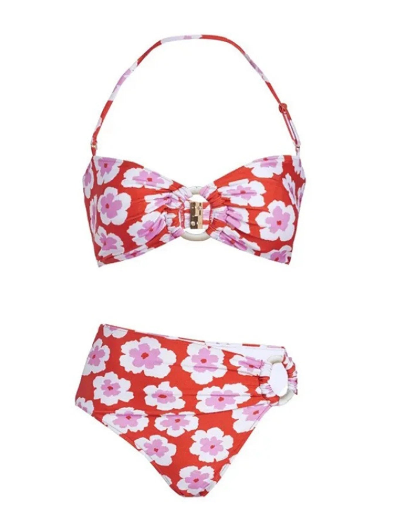 Çiçek Bandeau Bikini