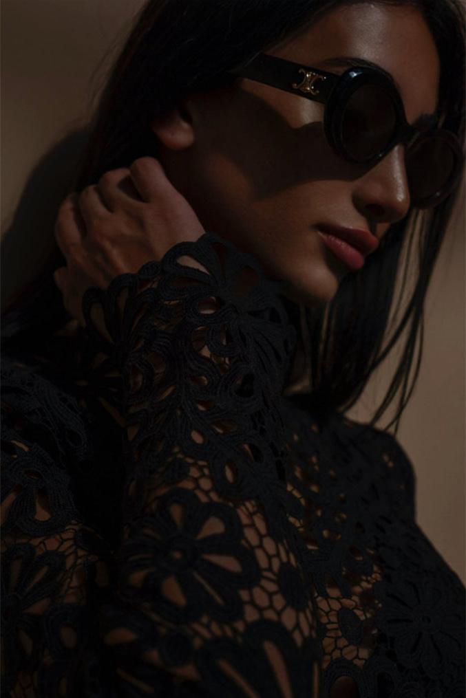 Lena Çiçekli Oyuklu Takım