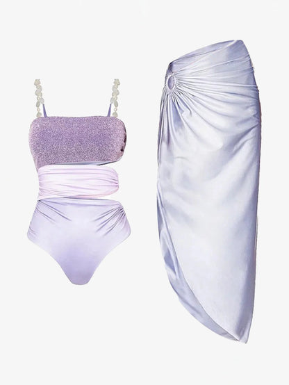 Şık Parıldayan İçi Boş İki Parçalı Set