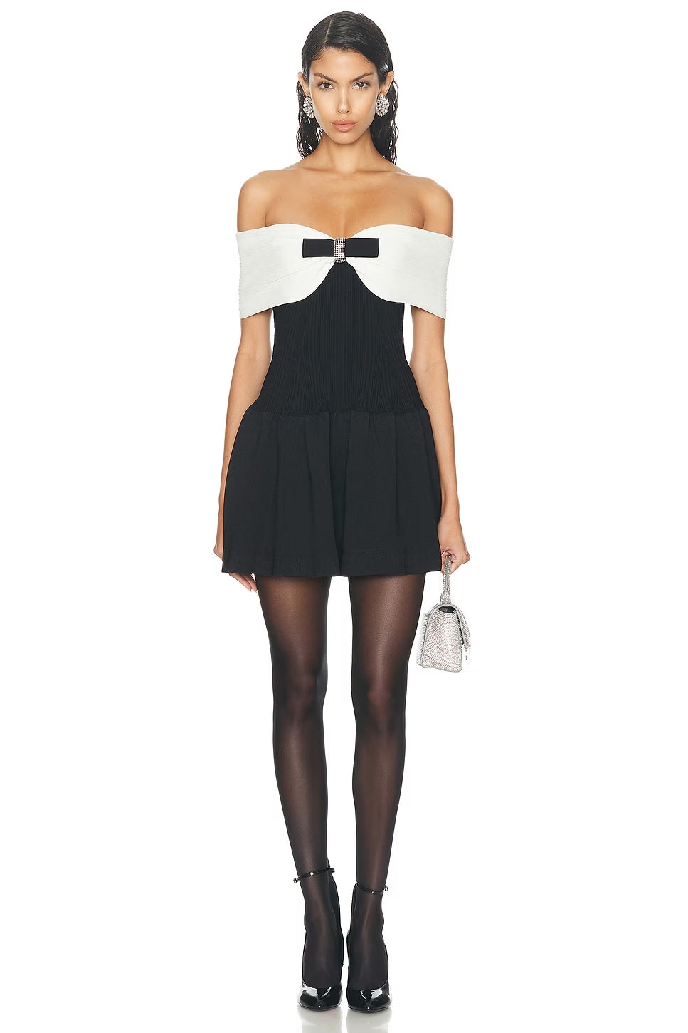 Chanel Tarzı Tek Omuz Kısa Elbise