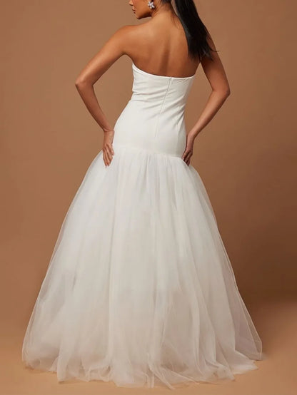 Şık Boncuklu Denizkızı Elbisesi