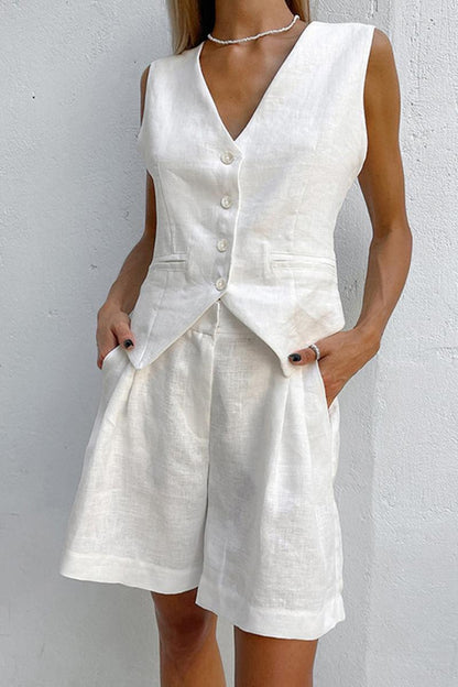 Paros Cover Up İki Parça Şort Takım