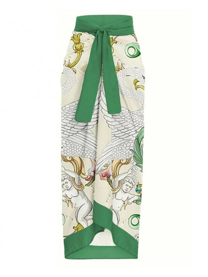 Egzotik Çiçek Mayo İki Parçalı Takım