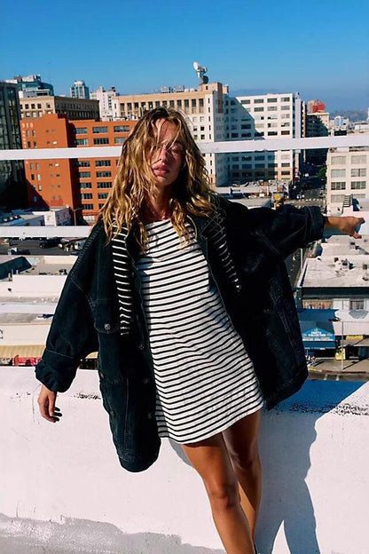 Kontrast Çizgili Forma