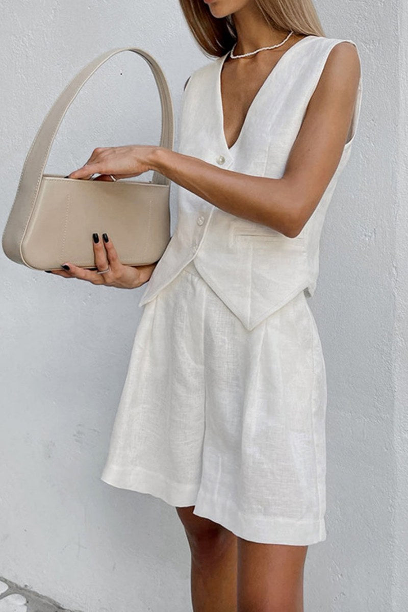 Paros Cover Up İki Parça Şort Takım