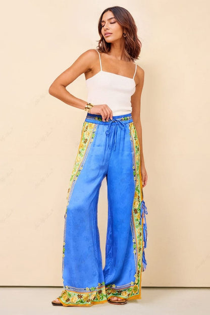 Süslü Mozaik Fayans Pantolon Takımı