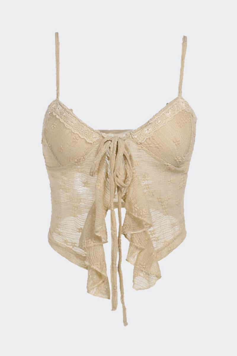 Dantel Tanklı Seksi Üst