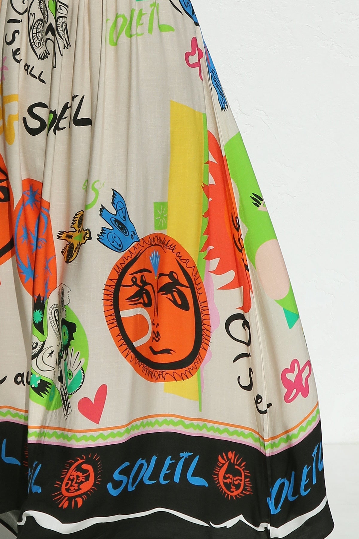 Dasha Elbise Turuncu Multi