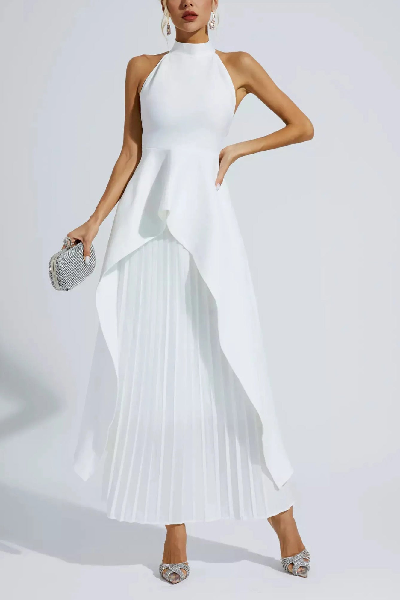 Kamryn Beyaz Düzensiz Takım