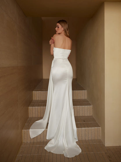 Şık Askısız Drapeli Gecelik