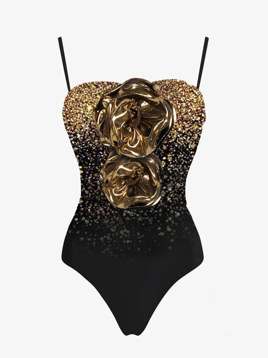 Lüks Çiçek Süslü Mayo