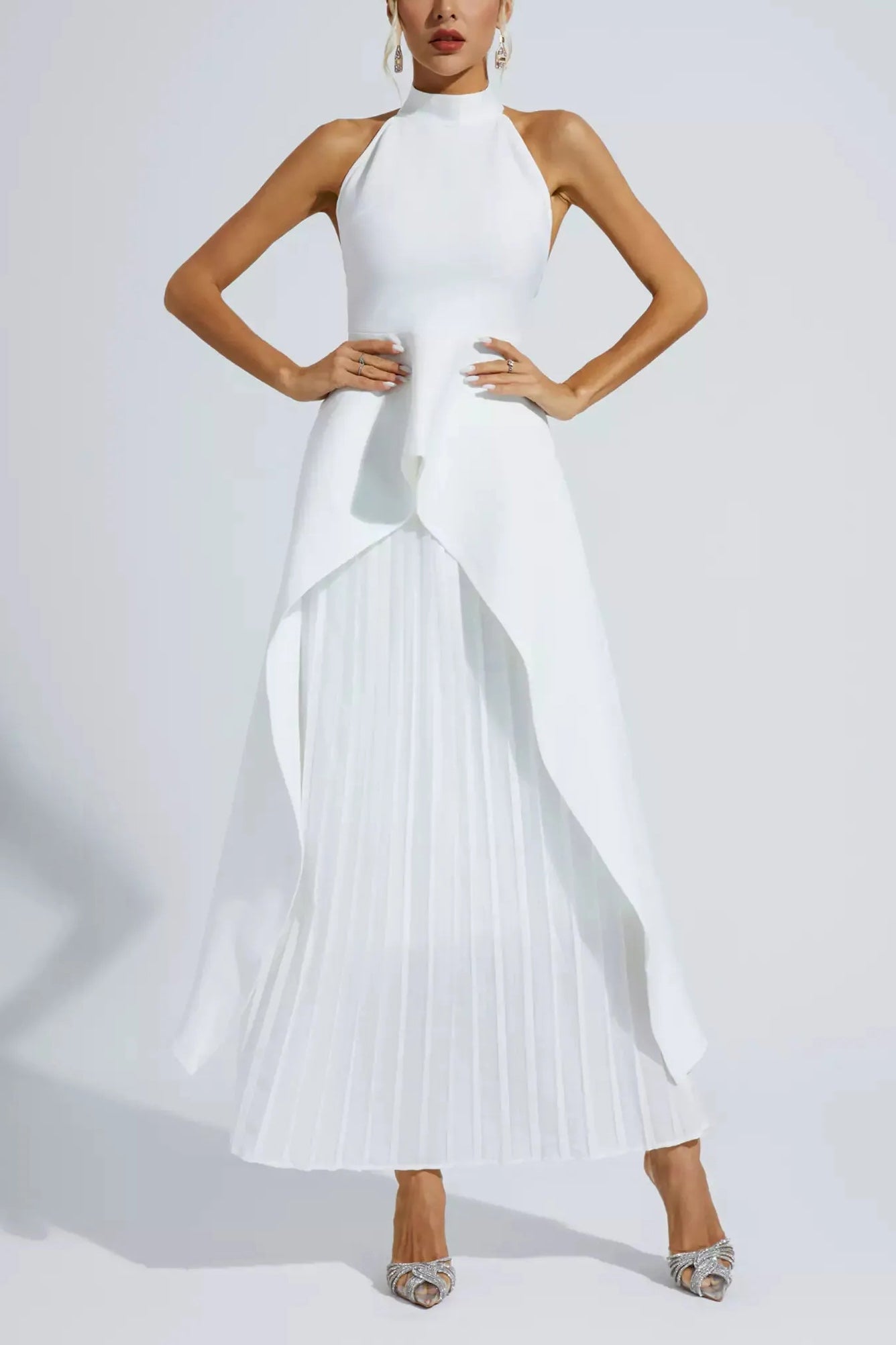 Kamryn Beyaz Düzensiz Takım