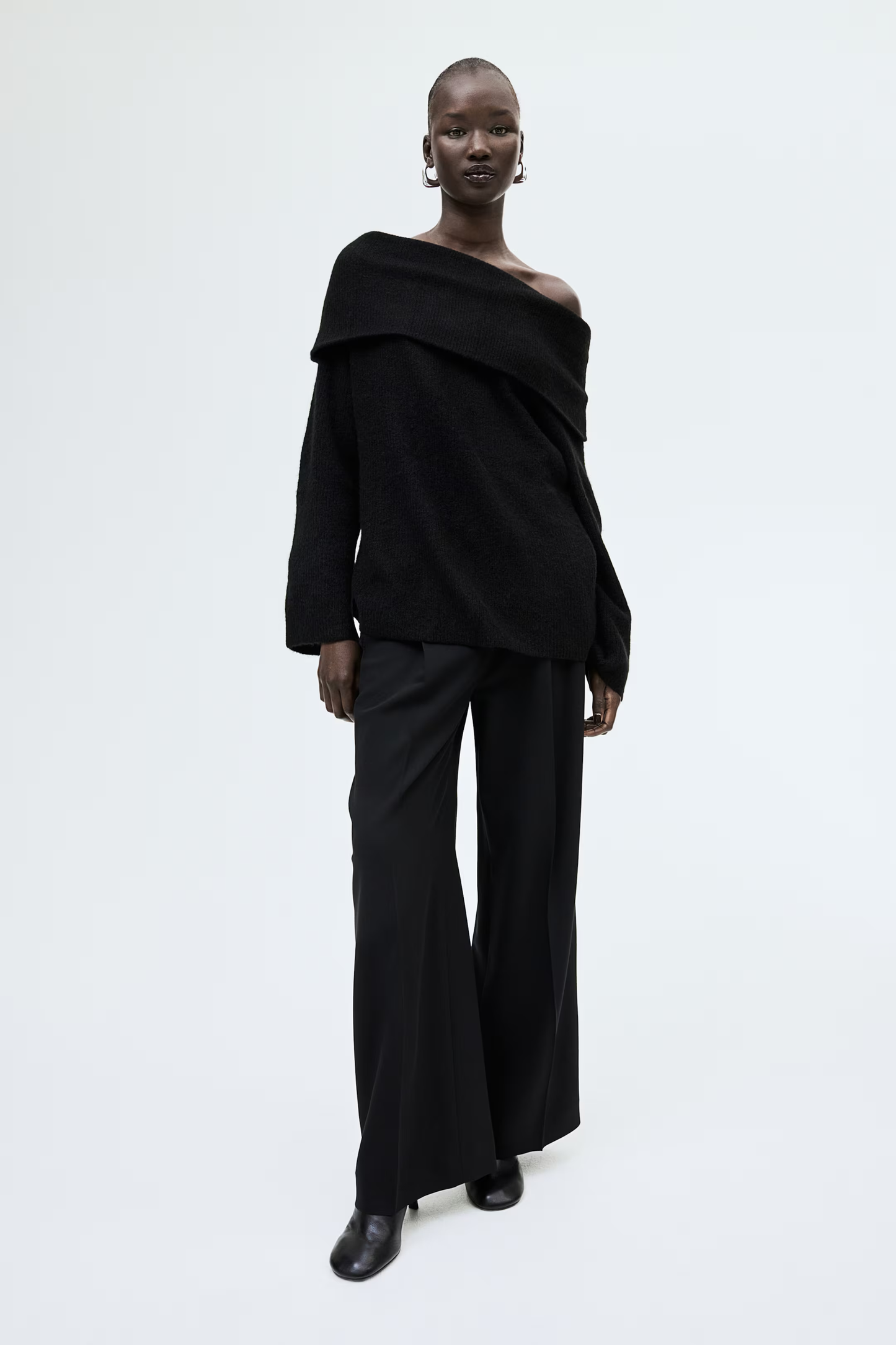 Maelira - Omuzu Açık Katlı Triko Üst