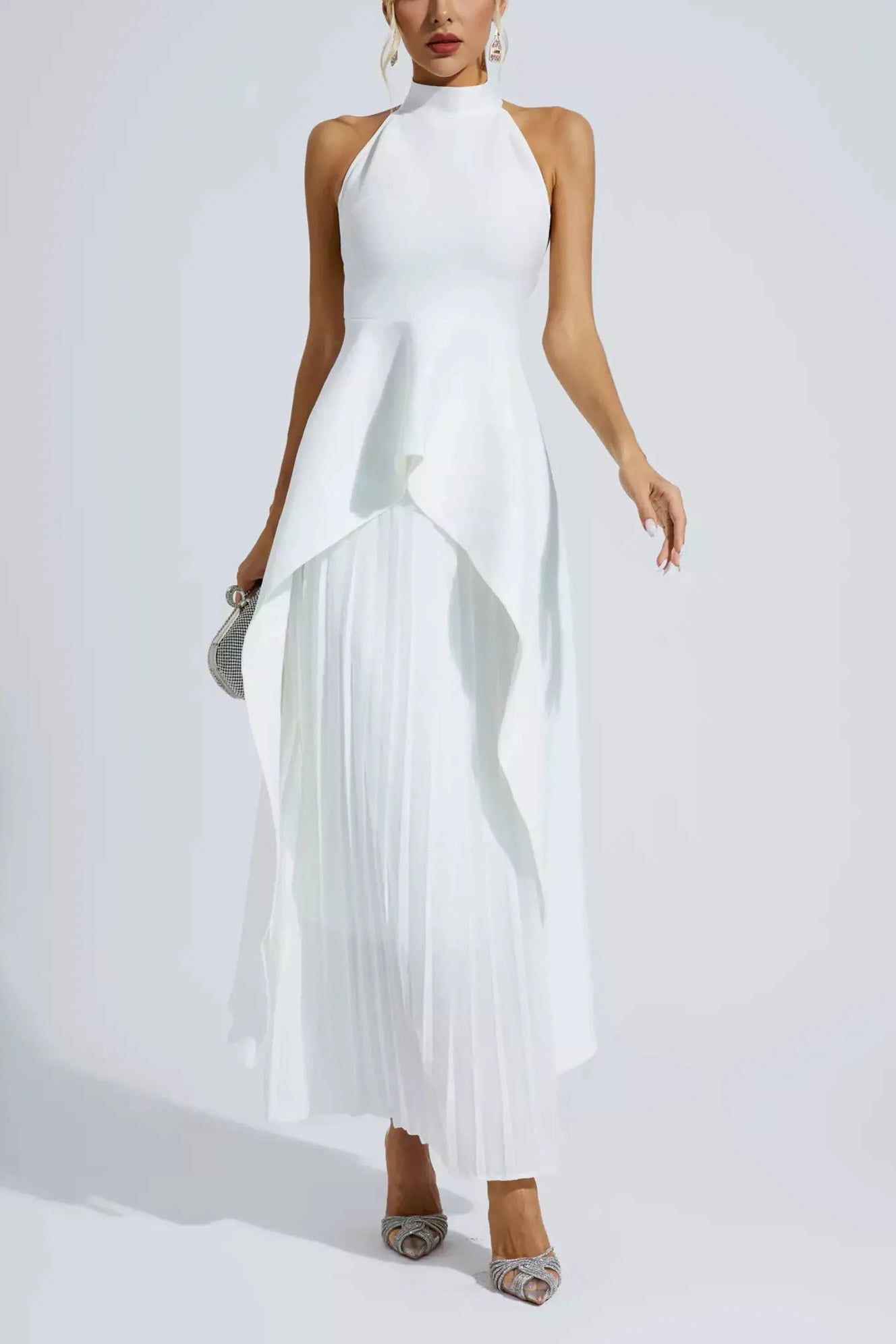 Kamryn Beyaz Düzensiz Takım