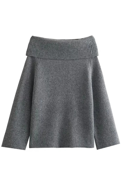 Maelira - Omuzu Açık Katlı Triko Üst