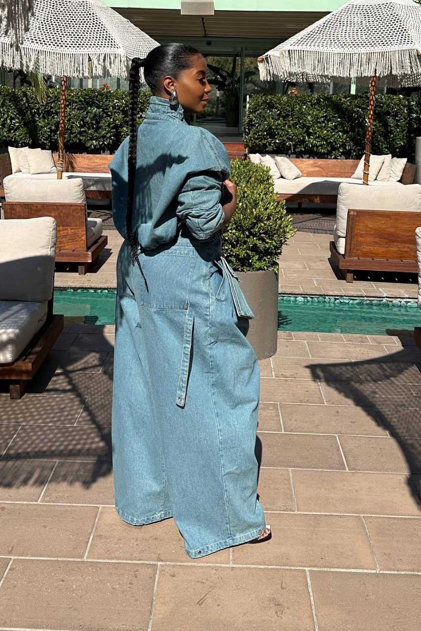 Soyut Geometrik Çizgi Baskı İki Parçalı Set