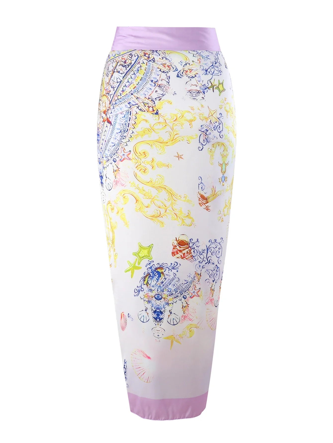 Lavanta Çiçekli Mayo İki Parça Set