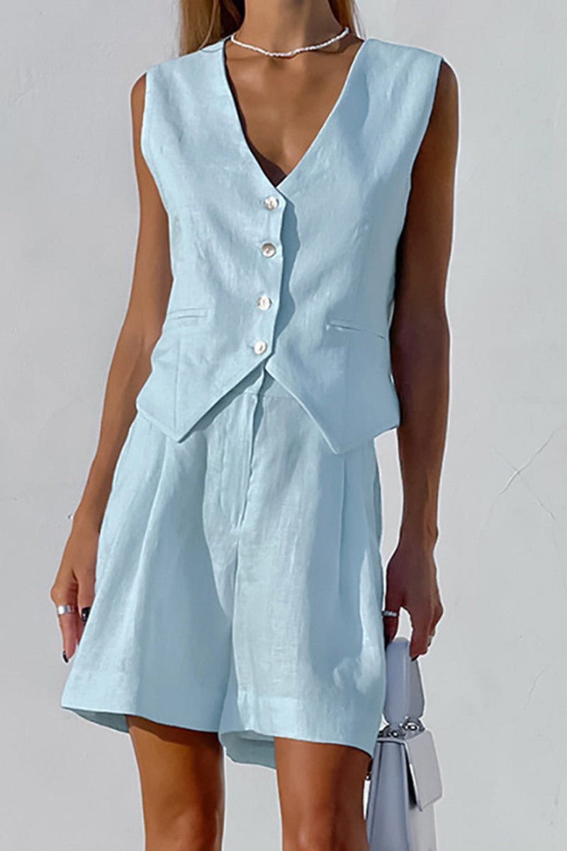 Paros Cover Up İki Parça Şort Takım