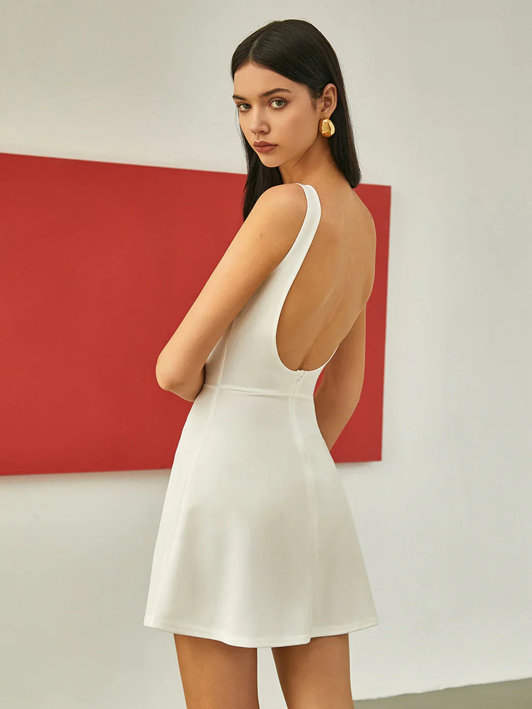 Bella -Kolsuz Kısa Elbise