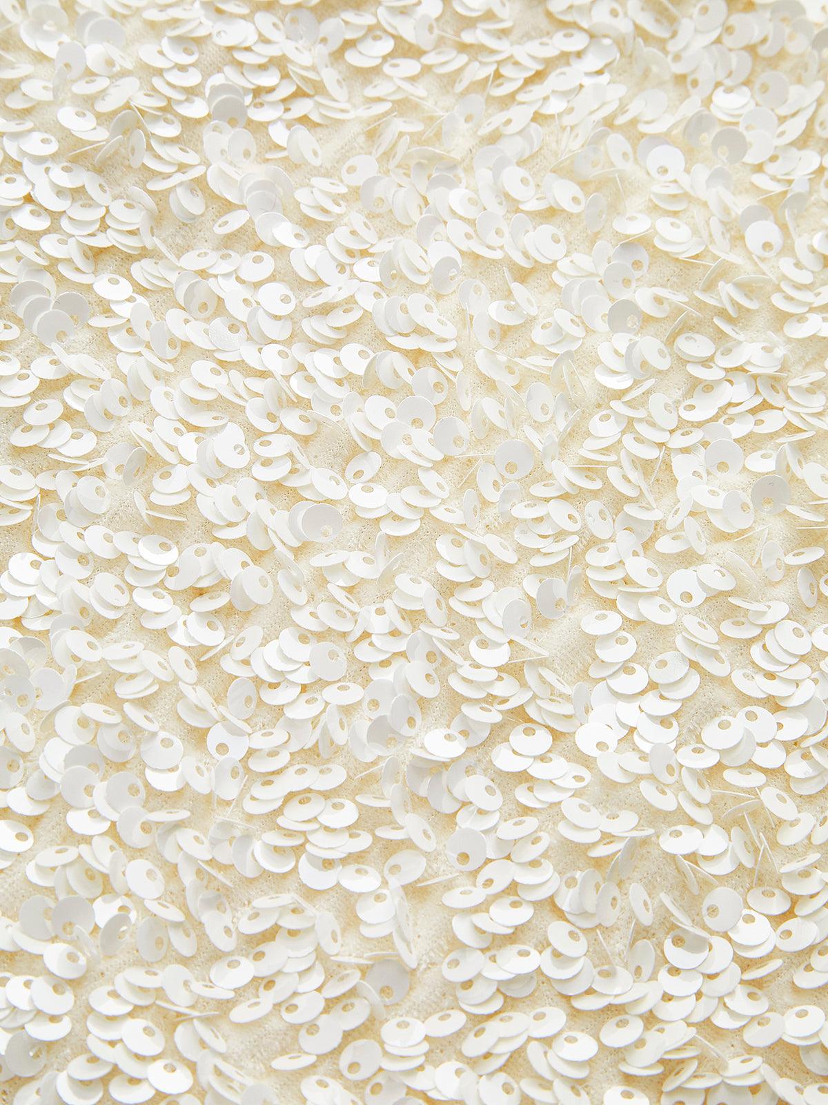 Payetli Kadife Fiyonk Dekor Bluz