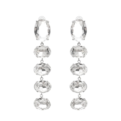 Felicia Kristal İşlemeli Sarkan Küpeler