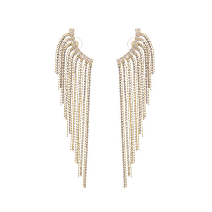 Georgie Kristal İşlemeli Markalı Küpeler