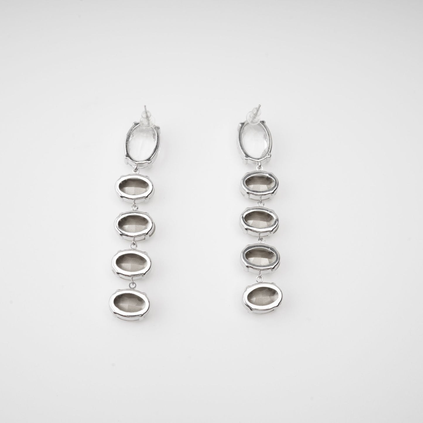 Felicia Kristal İşlemeli Sarkan Küpeler