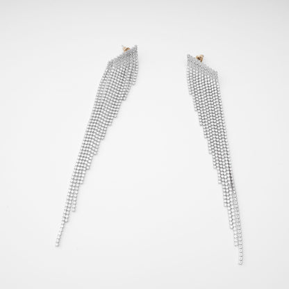 Amaris Gümüş Cilalı Püskül Küpeler