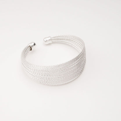 Angélique Çok Bantlı Açık Manşetli Bileklik