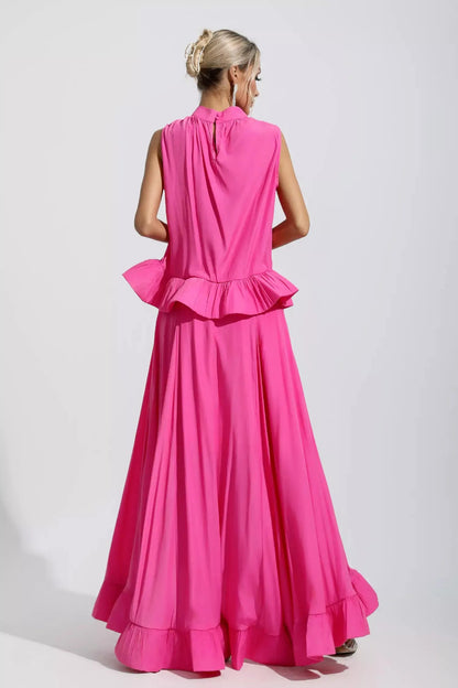 Pembesi Kolsuz İki Parçalı Fransız Takım