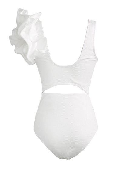 Heather Fırfırlı Kesim Tek Parça Mayo