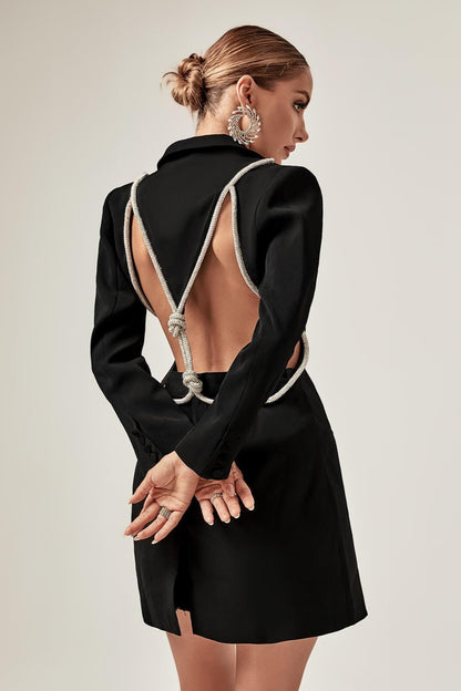 Juno Sırtı Açık Blazer